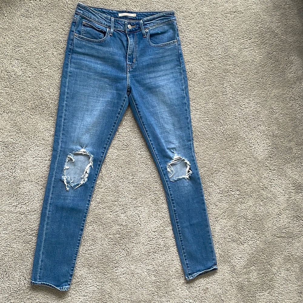 Levi 721 High Rise Skinny Jeans size 28